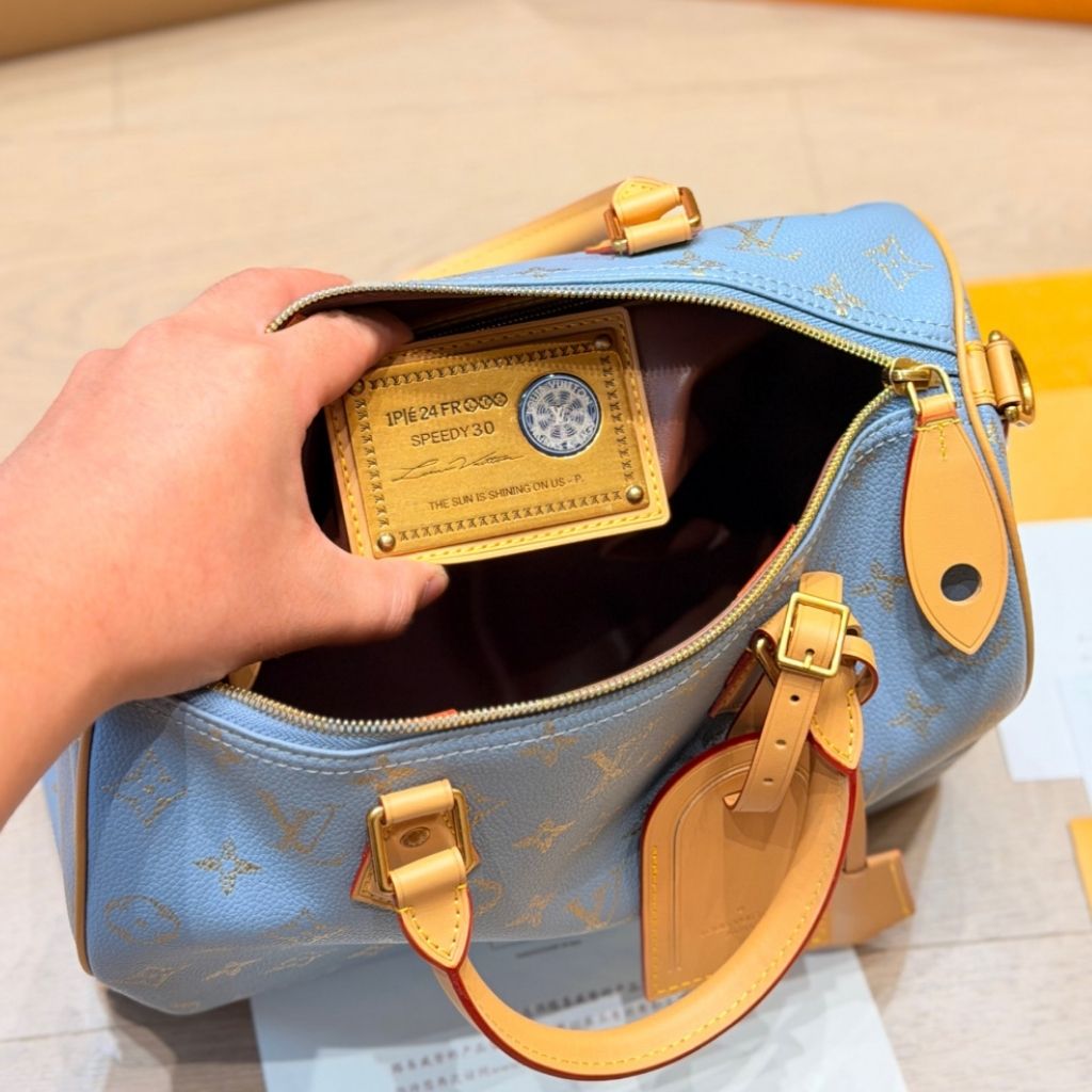 Louis Vuitton Speedy P9 Bandouliere 25 Light Blue 25Cm M28080 - Image 8
