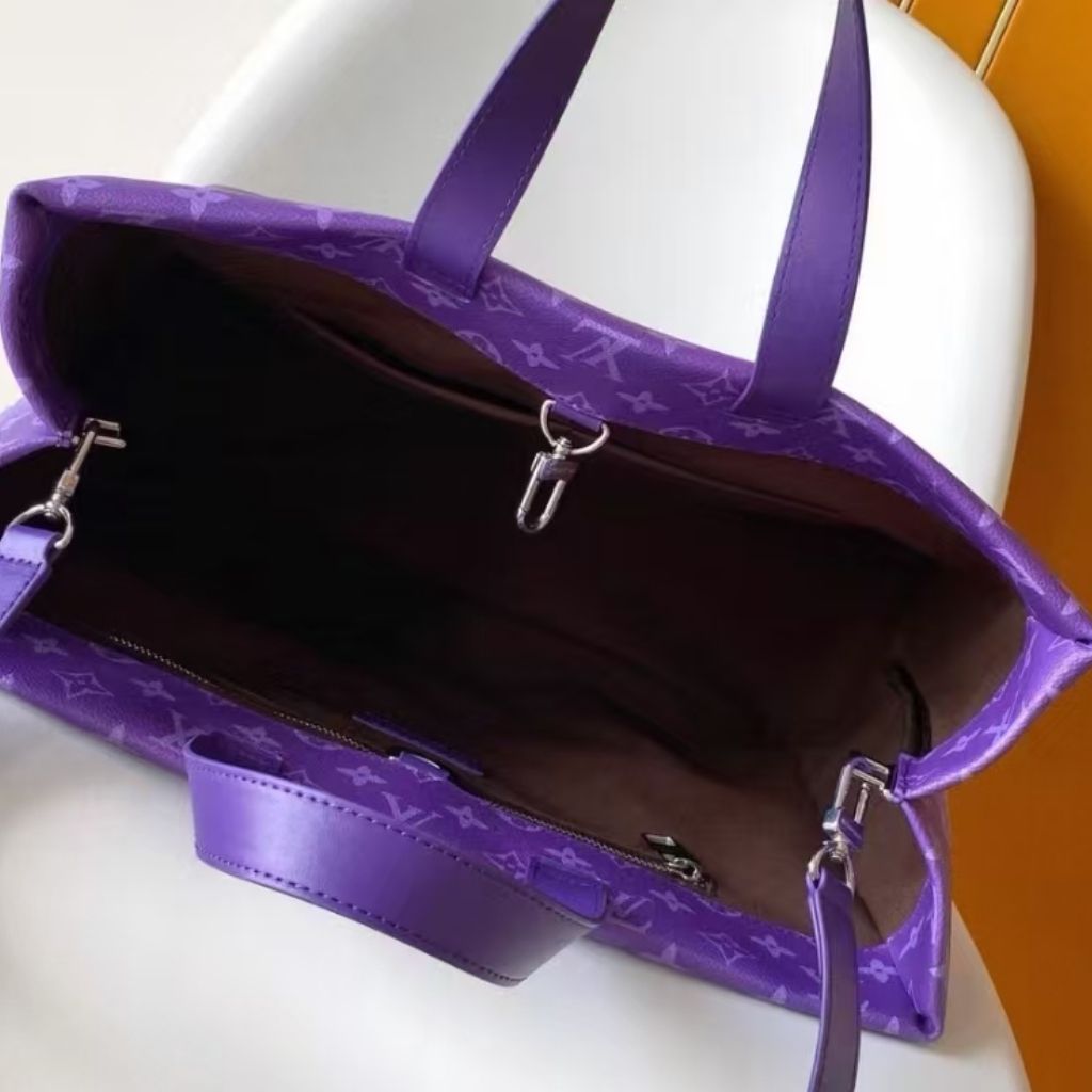 Louis Vuitton Shopper Tote MM Purple 40Cm M28075 - Image 5
