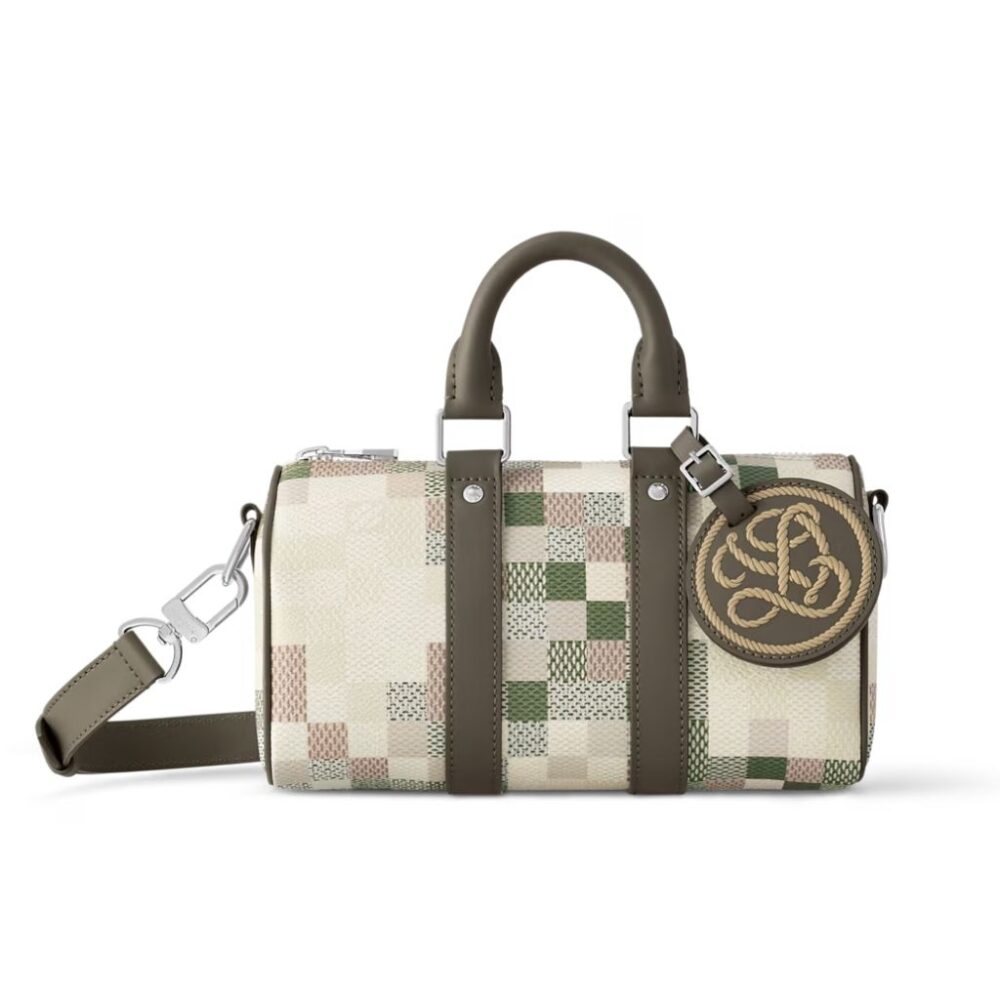 Louis Vuitton Keepall Bandouliere 25 D16 Beige 25Cm N00105