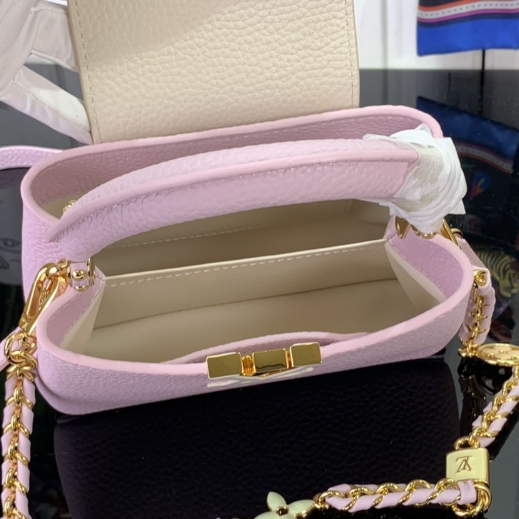 Louis Vuitton Capucines Mini Pink 21Cm M14972 - Image 8
