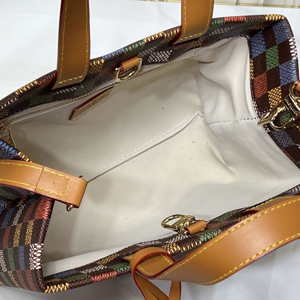Louis Vuitton Shopper Tote PM Orange 25Cm N00192 - Image 9