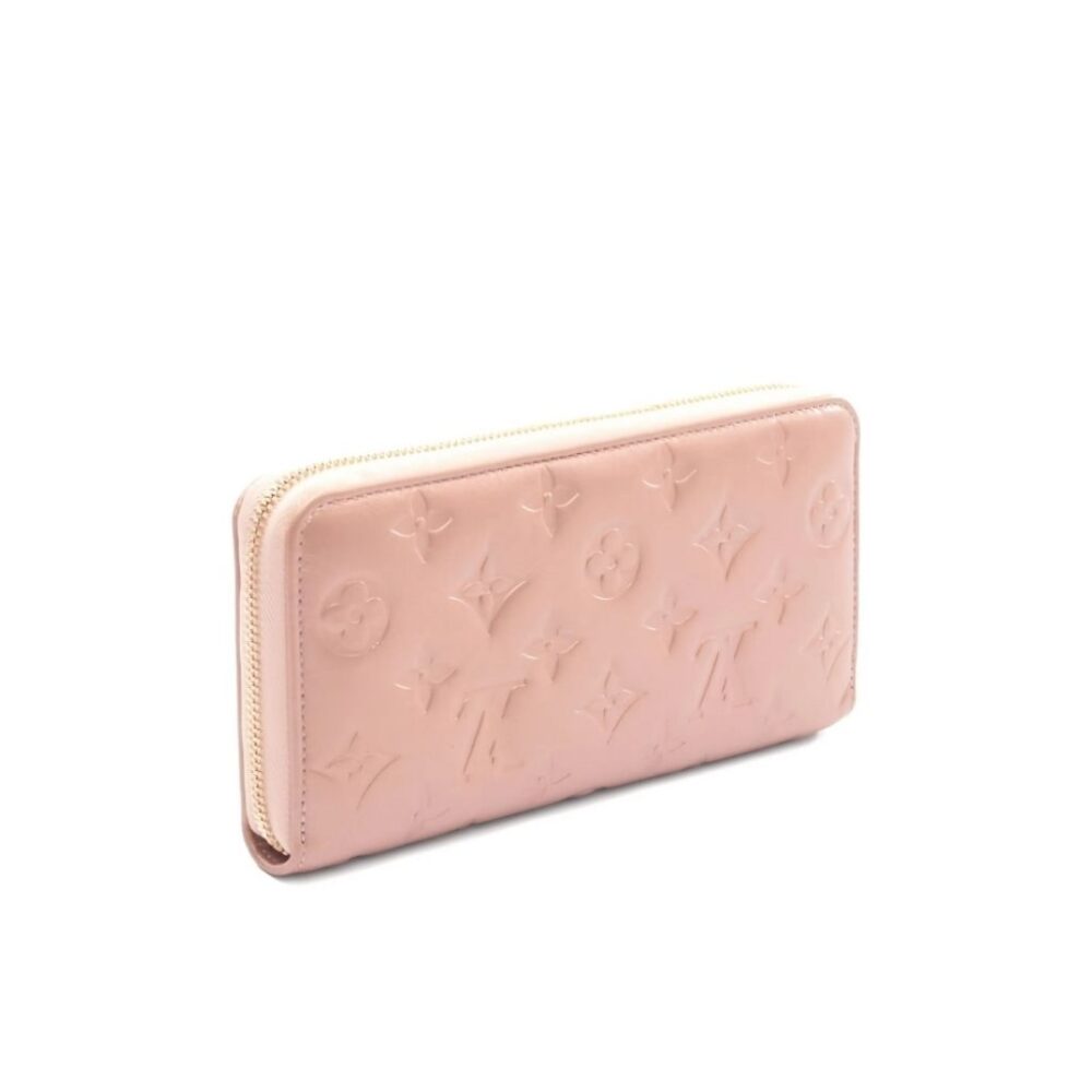Louis Vuitton Monogram Long Zippy Wallet Pink 19Cm M42616
