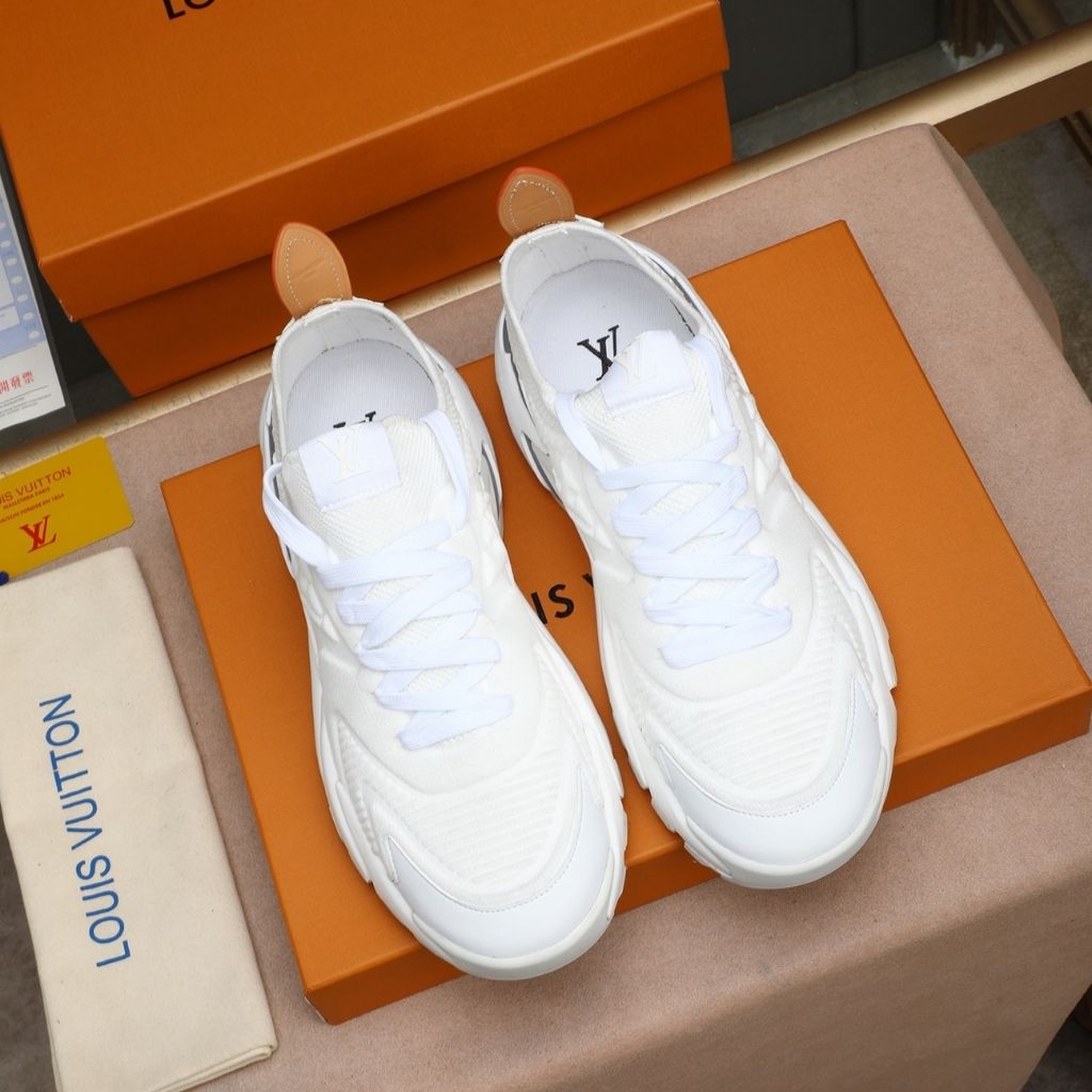 Louis Vuitton LV Tatic Knit Sneaker White 1AK8EY - Image 4