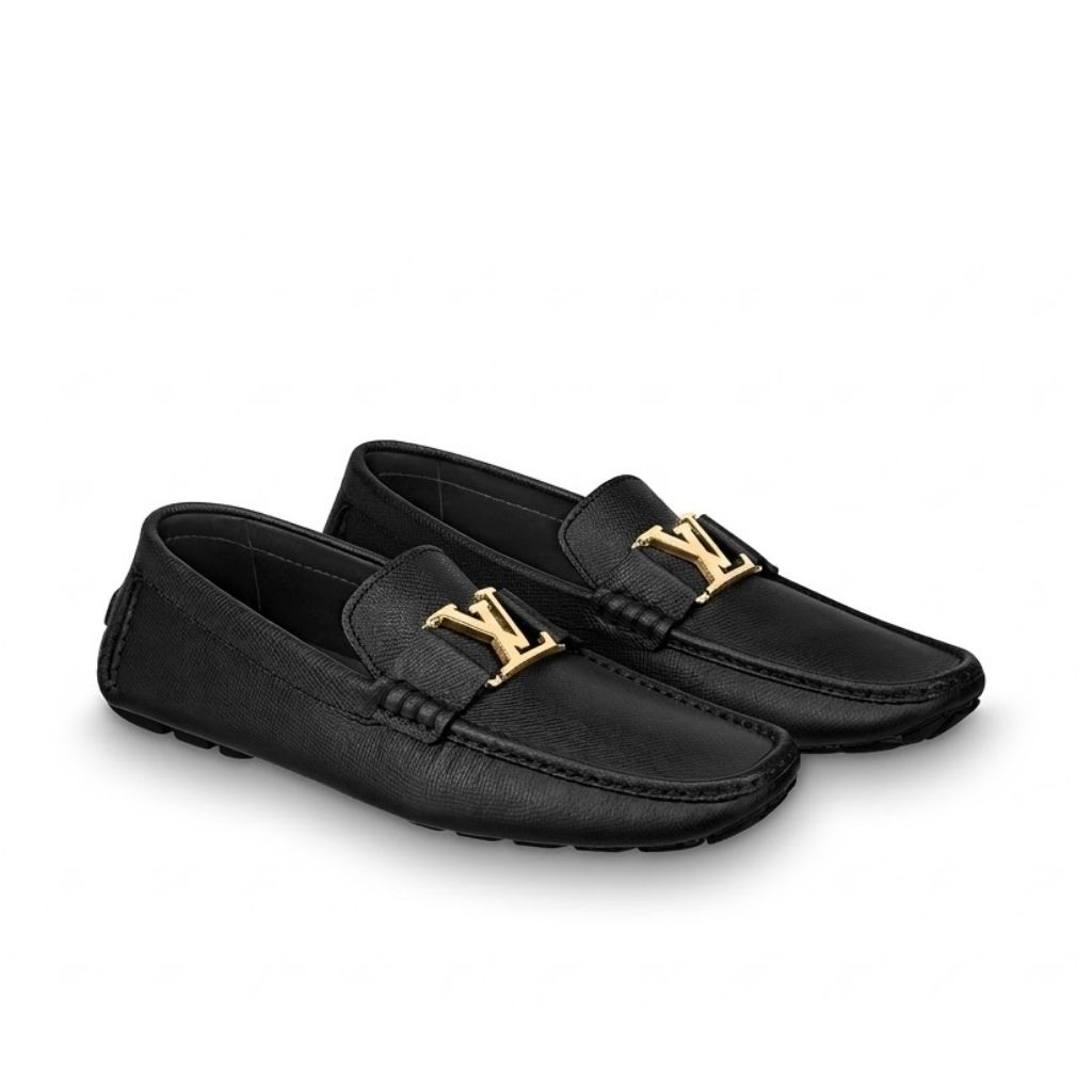 Louis Vuitton Monte Carlo Moccasins Gold Black 1A3K23