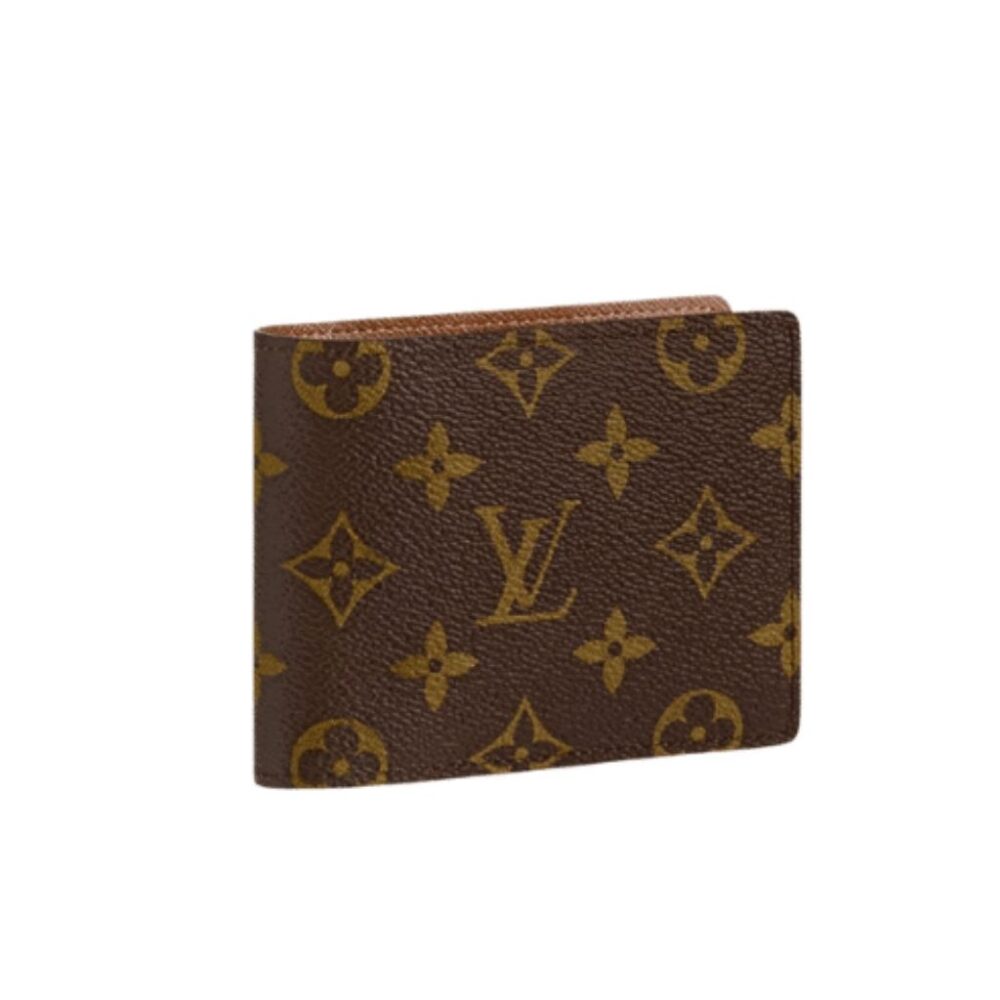 Louis Vuitton Amerigo Wallet Monogram Canvas In Brown 11Cm N60053
