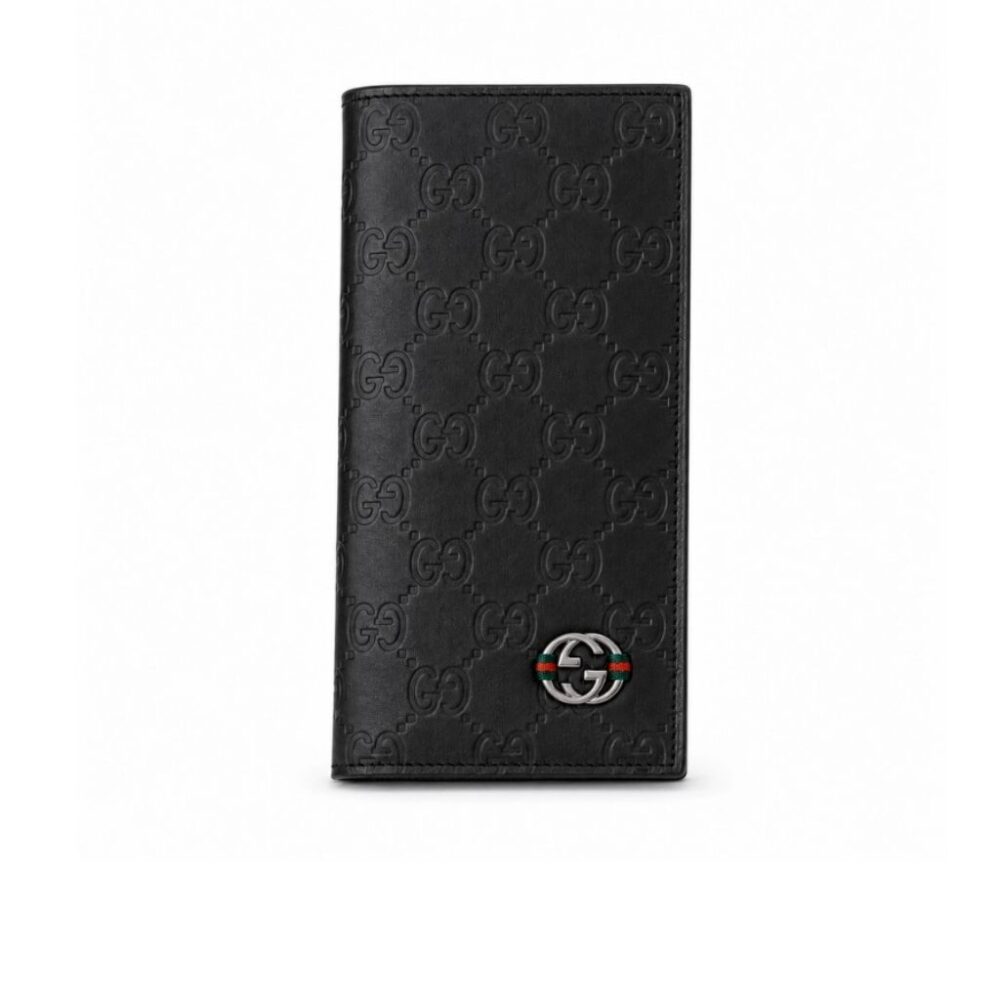 Gucci GG Signature Long Wallet Black 18cm