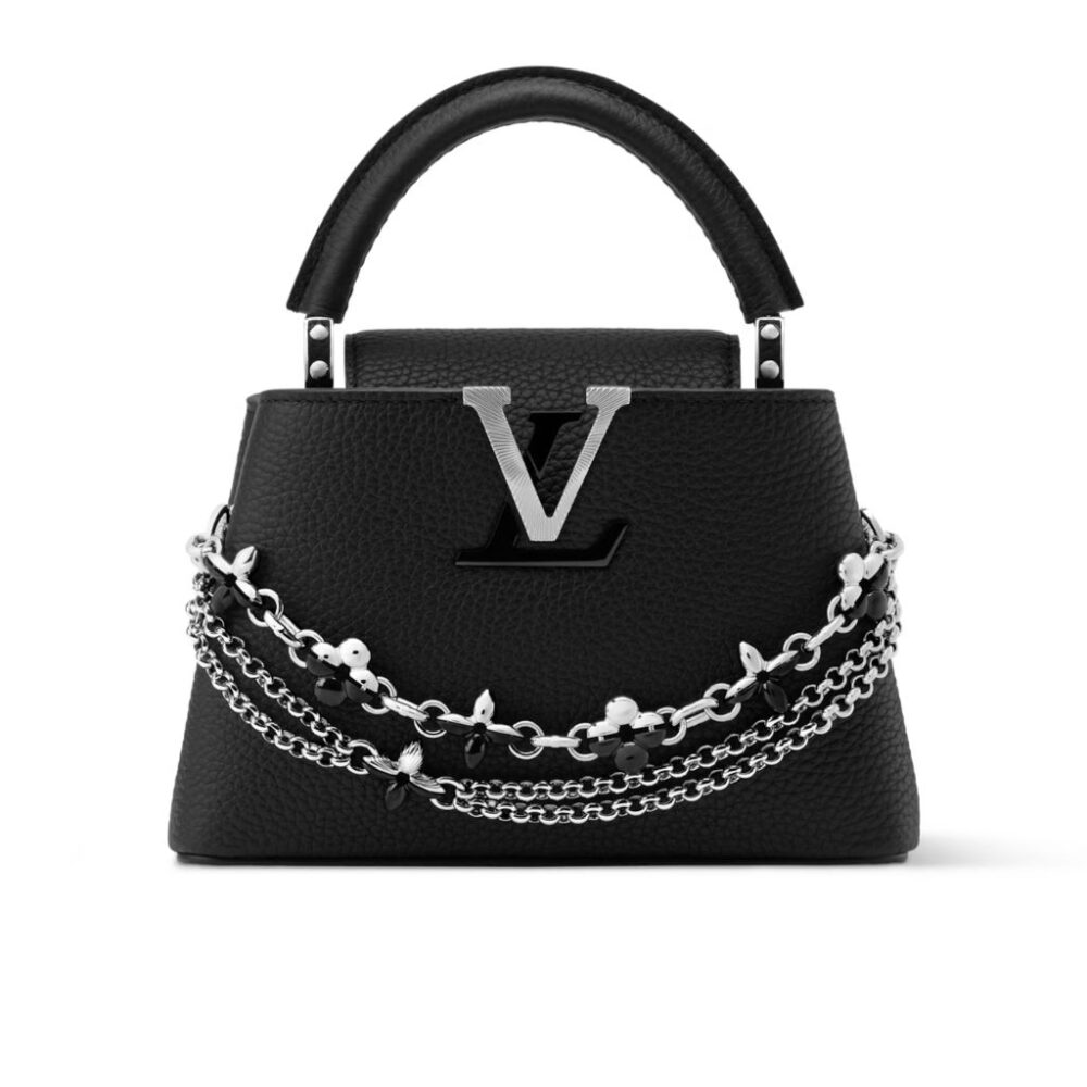 Louis Vuitton Capucines Mini Black 21Cm M26351
