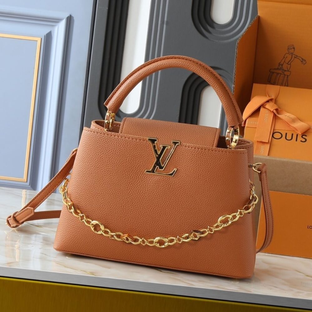 Alternative view of Louis Vuitton Capucines MM Brown 31.5Cm M14381