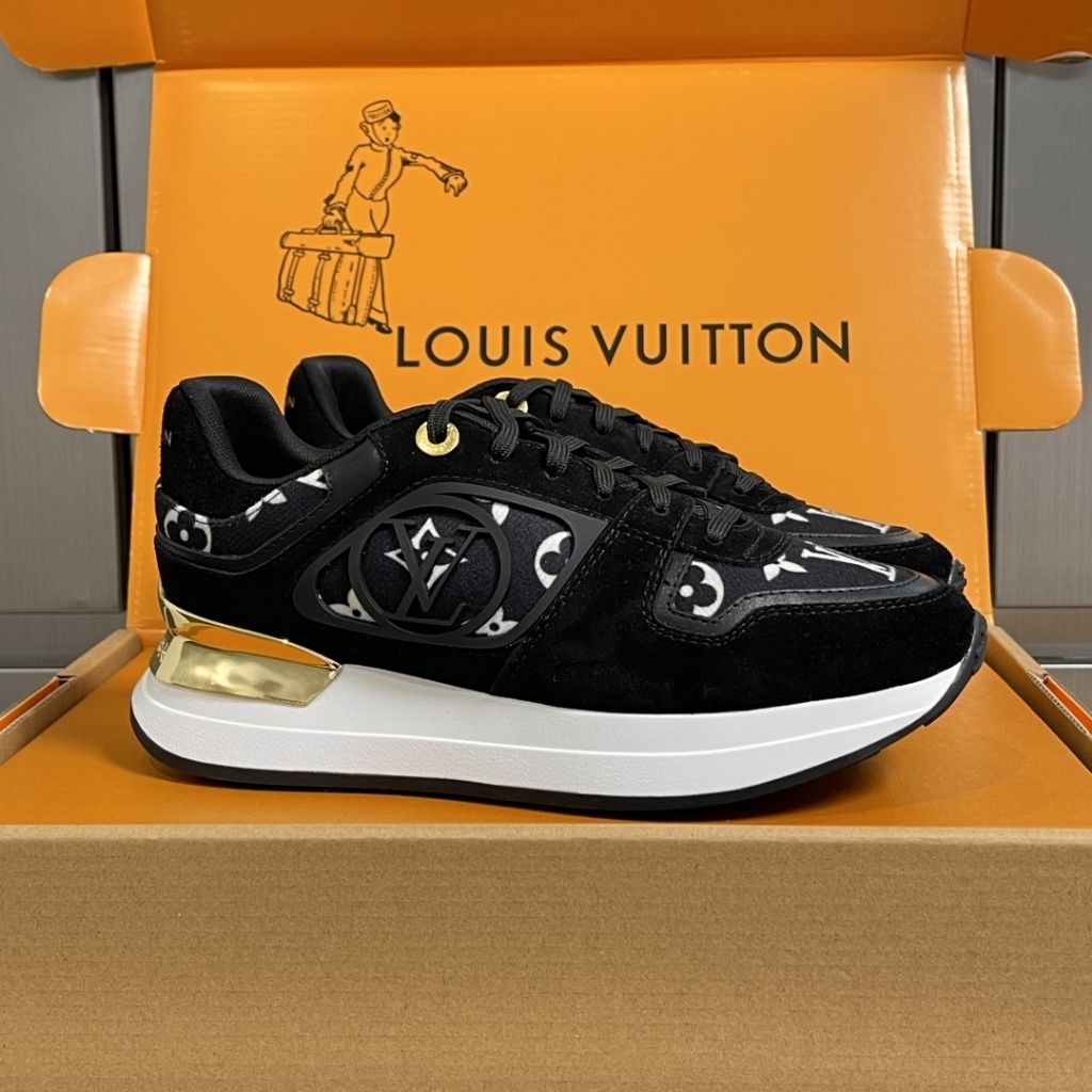 Louis Vuitton Flight Mode Neo Run Away Sneaker Black 1AIECY - Image 2