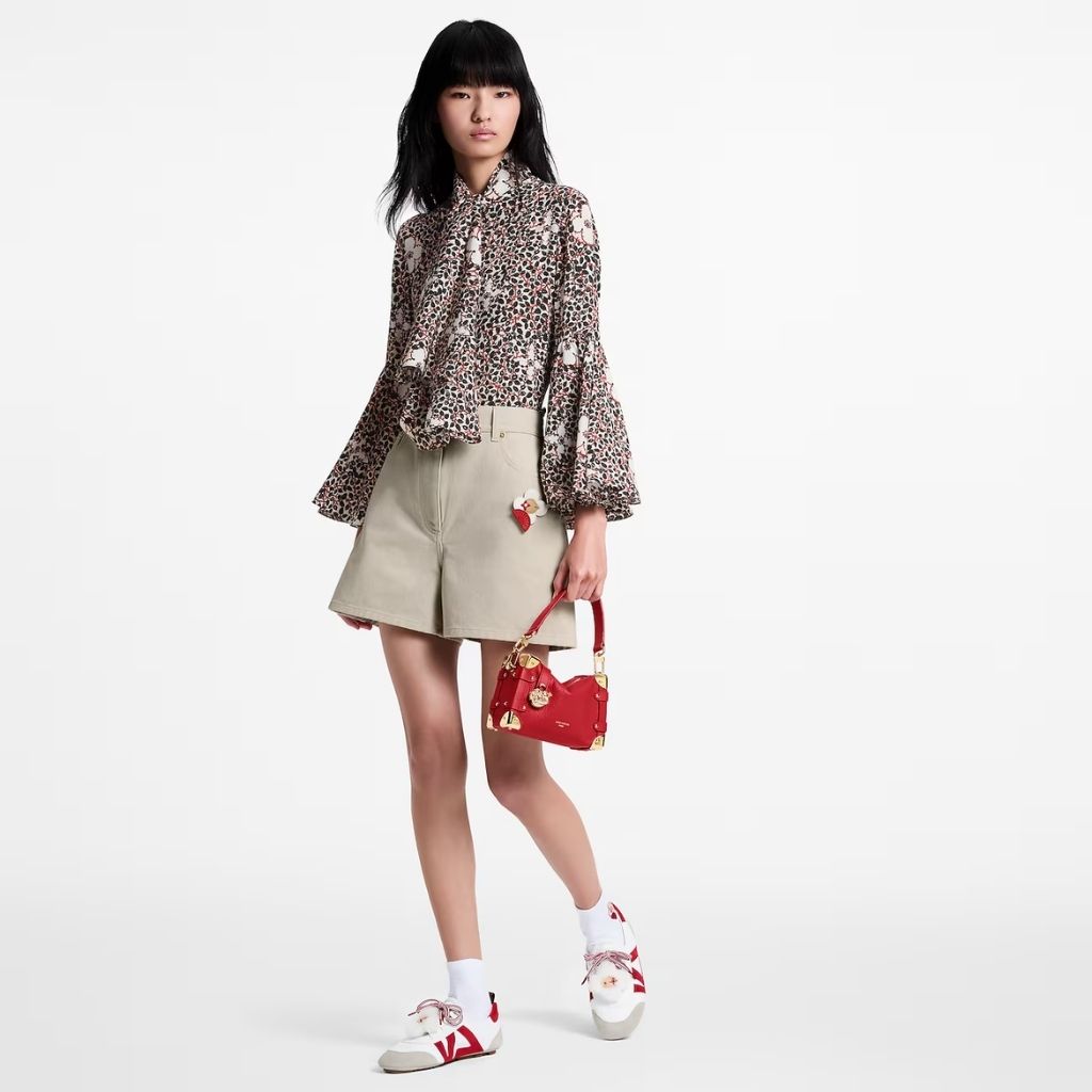 Louis Vuitton LV Sneakerina White And Red 1AJPCO - Image 7