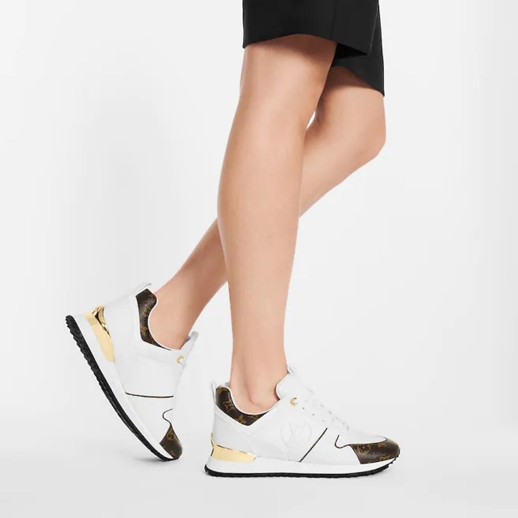 Louis Vuitton Run Away Sneaker White And Brown Monogram 1A4XNL - Image 7