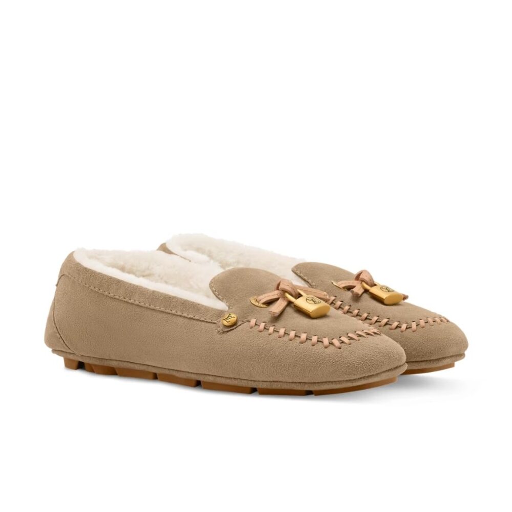 Louis Vuitton LV Ski Flore Car Shoe Beige 1AITV5