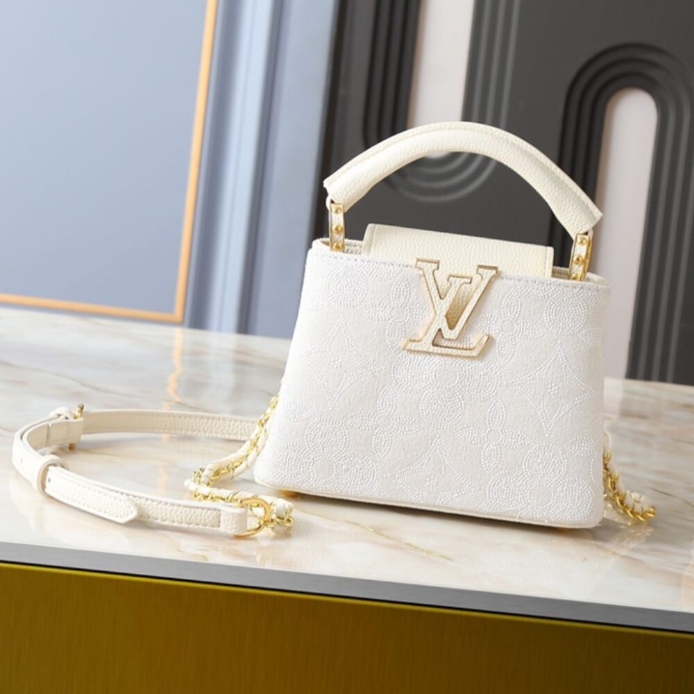 Alternative view of Louis Vuitton Flower Garden Animation Capucines Mini Cream 21Cm M14389