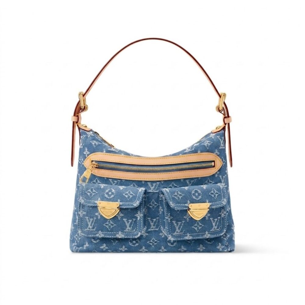 Louis Vuitton Baggy Blue Denim 30cm M27329