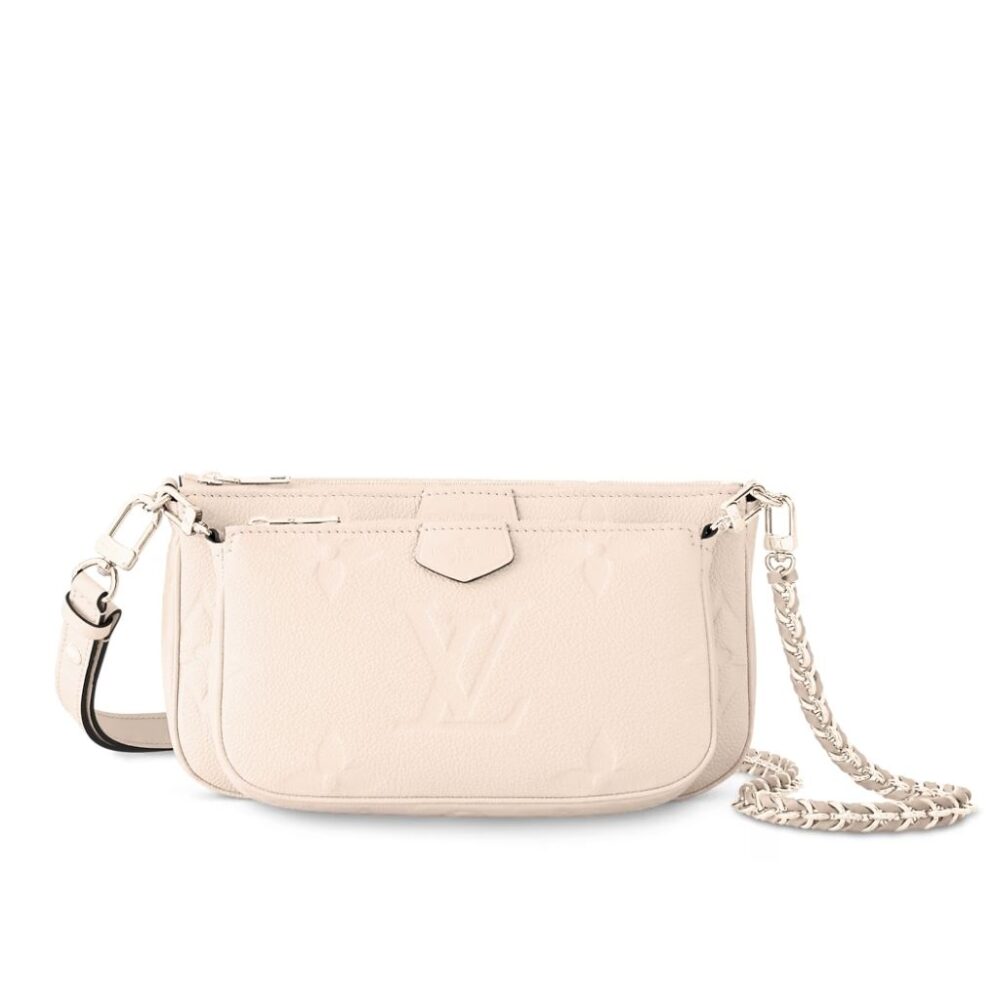 Louis Vuitton Multi Pochette Accessoires Cream 25Cm M46568