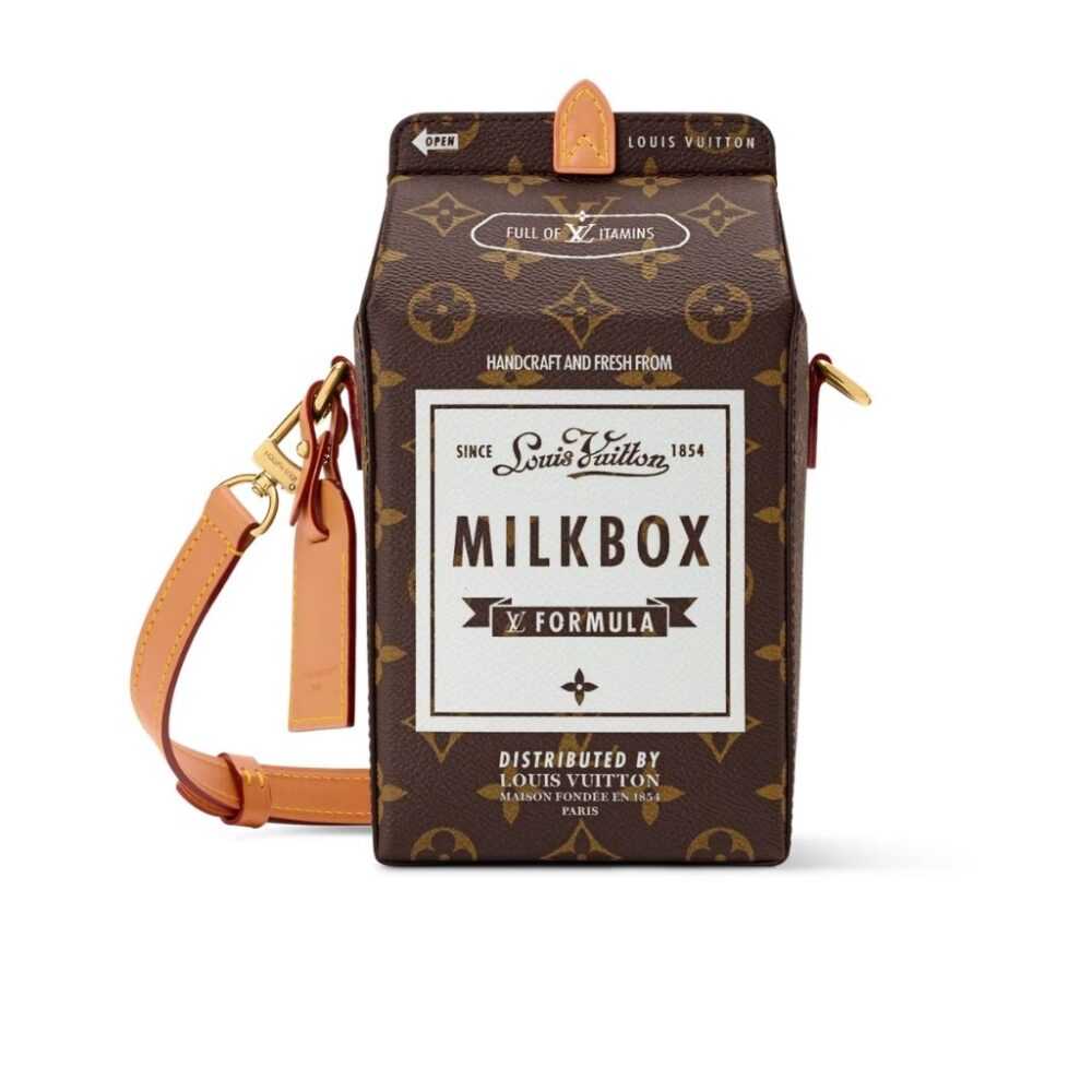 Louis Vuitton Milk Bag Brown 12Cm M29326