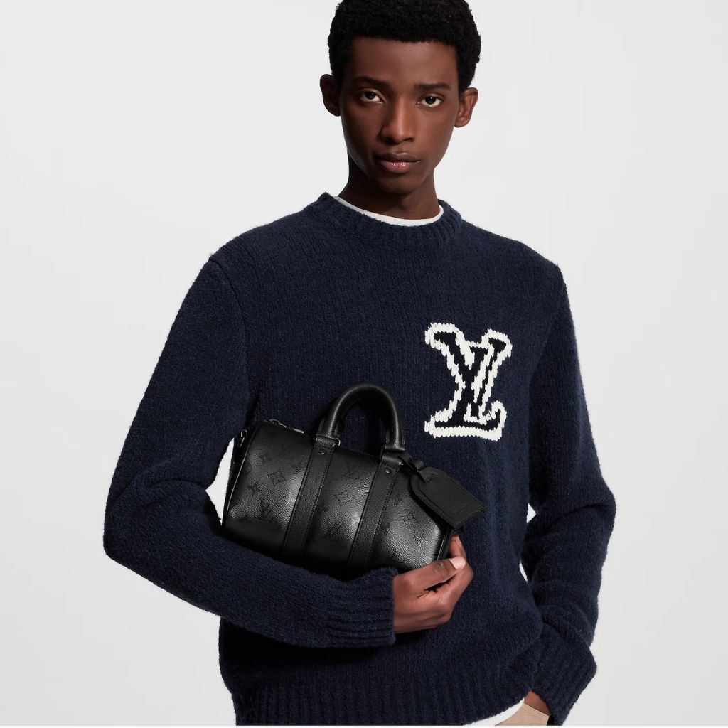 Louis Vuitton Keepall Bandouliere Black Monogram 26cm M28369 - Image 7