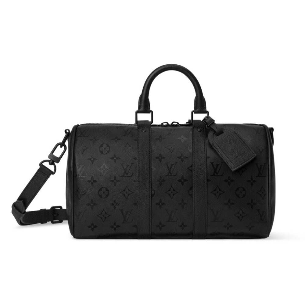 Louis Vuitton Keepall Bandouliere Black Monogram 30cm M28370