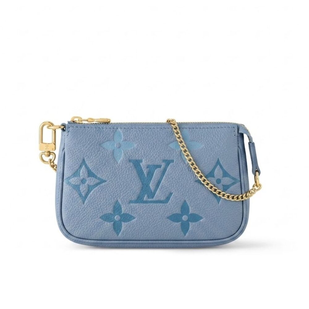 Louis Vuitton Mini Pochette Accessoires Blue 15.5Cm