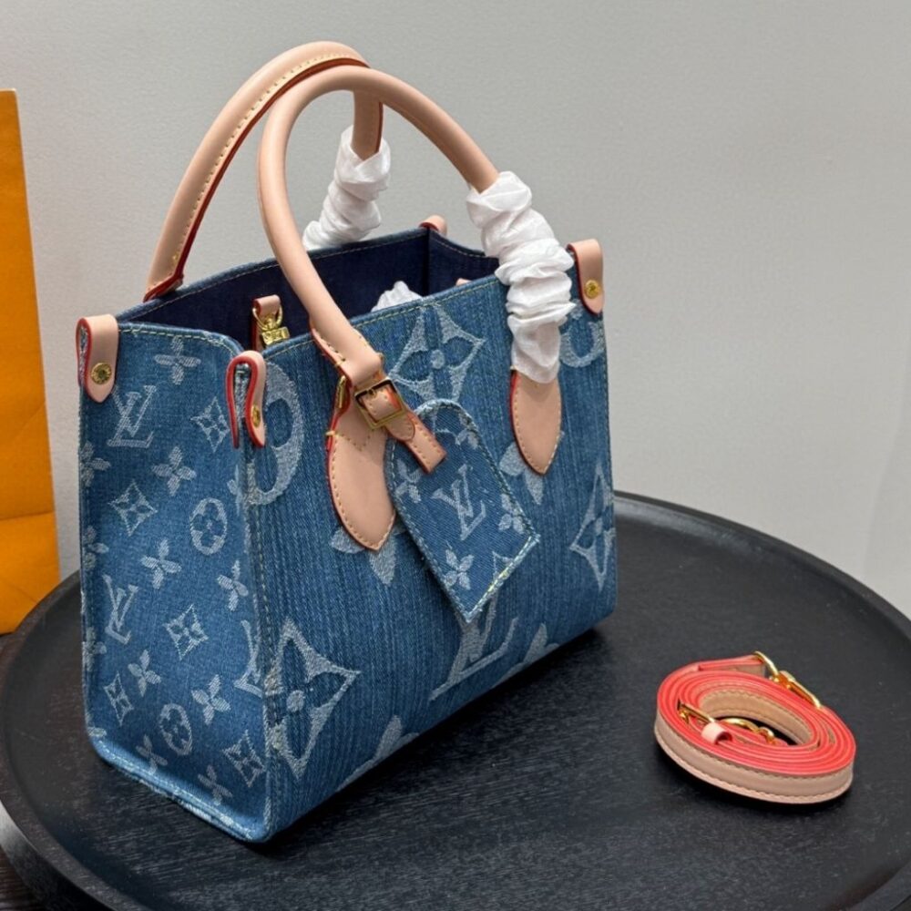 Alternative view of Louis Vuitton OnTheGo PM Blue Denim 25cm M14633