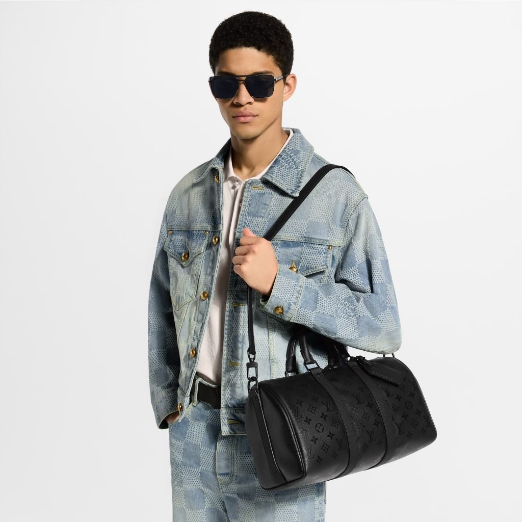 Louis Vuitton Keepall Bandouliere Black Monogram 30cm M28370 - Image 8