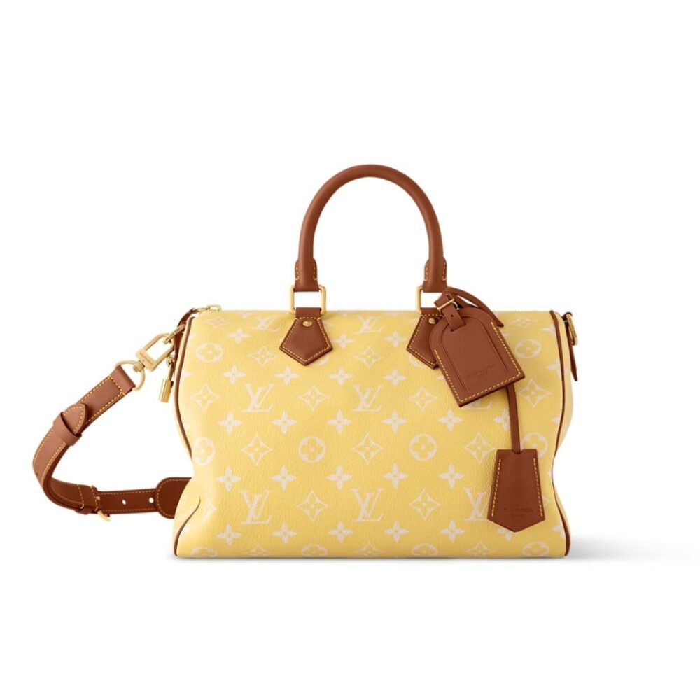Louis Vuitton Speedy P9 Bandouliere Light Yellow 30cm M15242