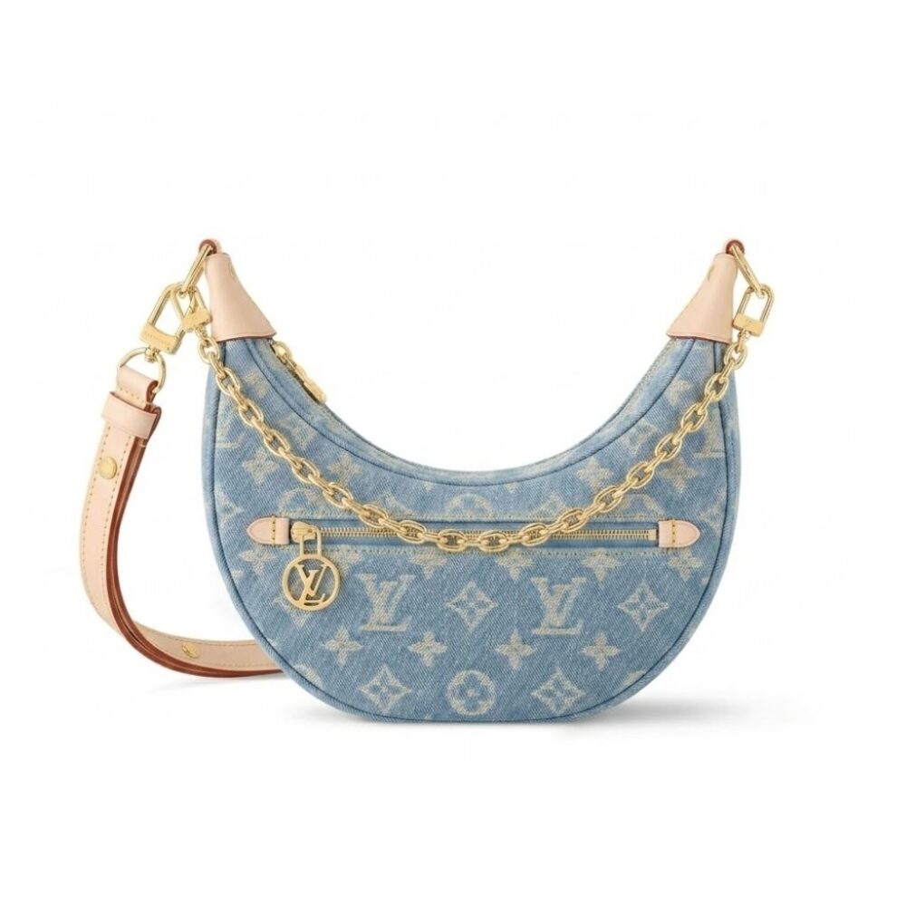 Louis Vuitton By The Pool Loop Blue Denim 23Cm M24846