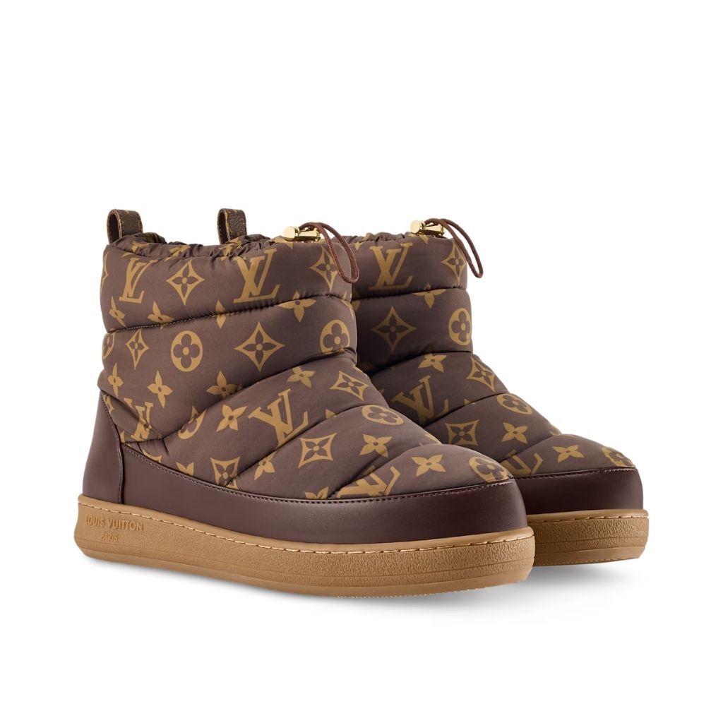 Louis Vuitton Ski Cloud Ankle Boot Sneaker Brown 1AIVG3