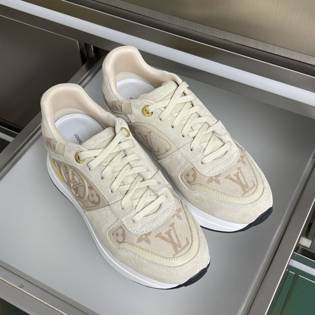 Louis Vuitton Flight Mode Neo Run Away Sneaker Beige 1AIEDU - Image 2