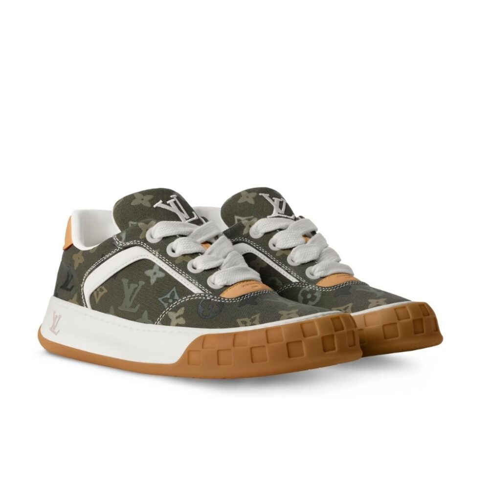 Louis Vuitton LV Tilted Sneaker Green 1AJAMA