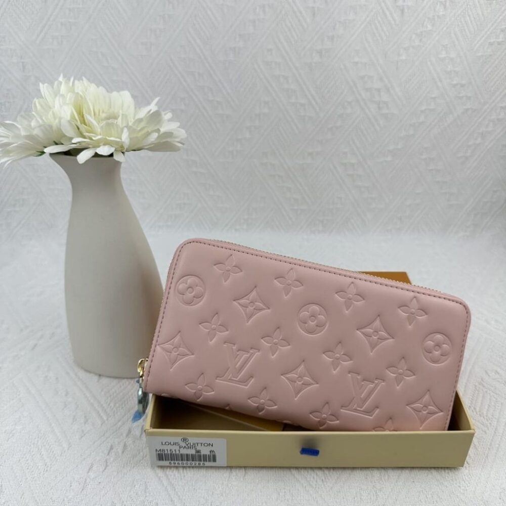 Alternative view of Louis Vuitton Monogram Long Zippy Wallet Pink 19Cm M42616