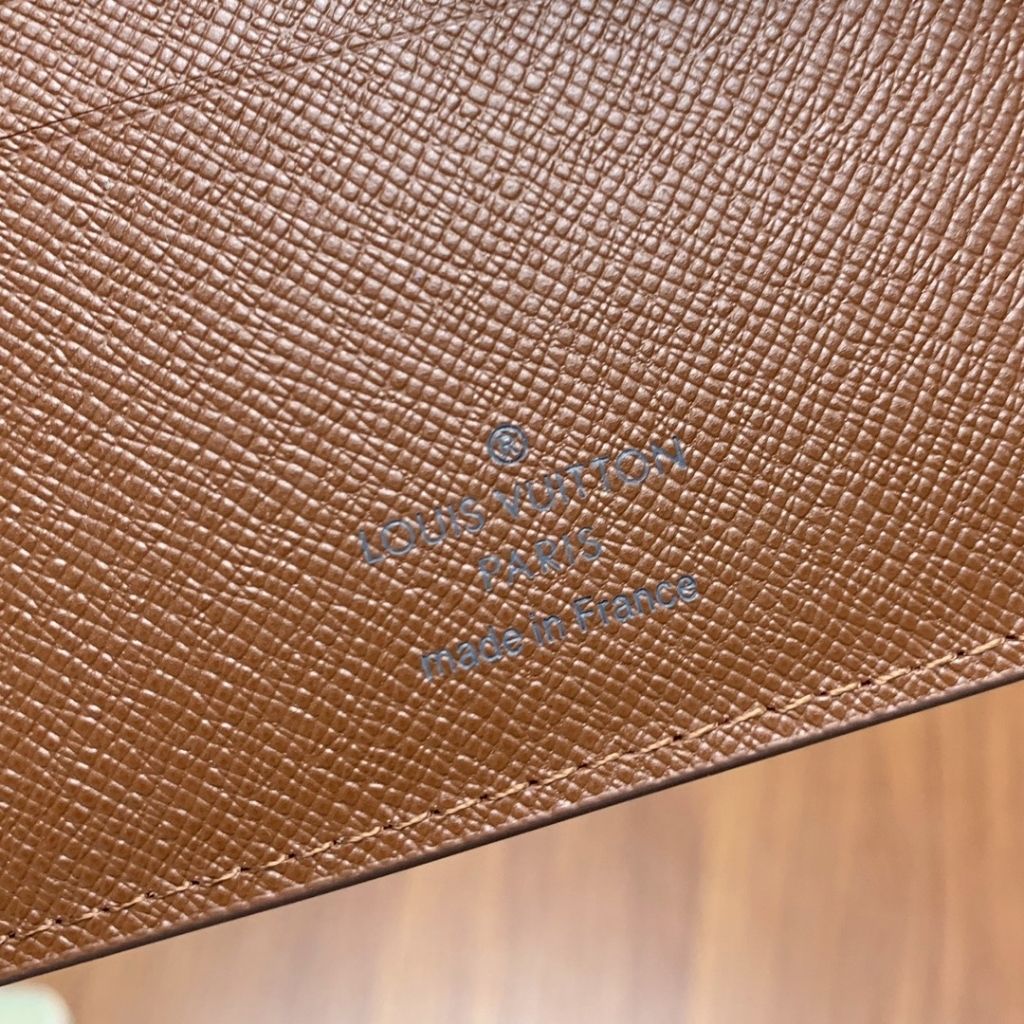 Louis Vuitton Amerigo Wallet Monogram Canvas In Brown 11Cm N60053 - Image 4
