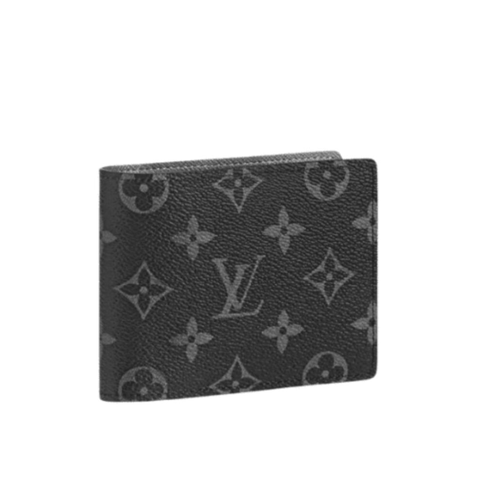 Louis Vuitton Amerigo Wallet Monogram Canvas In Black 11Cm N60053