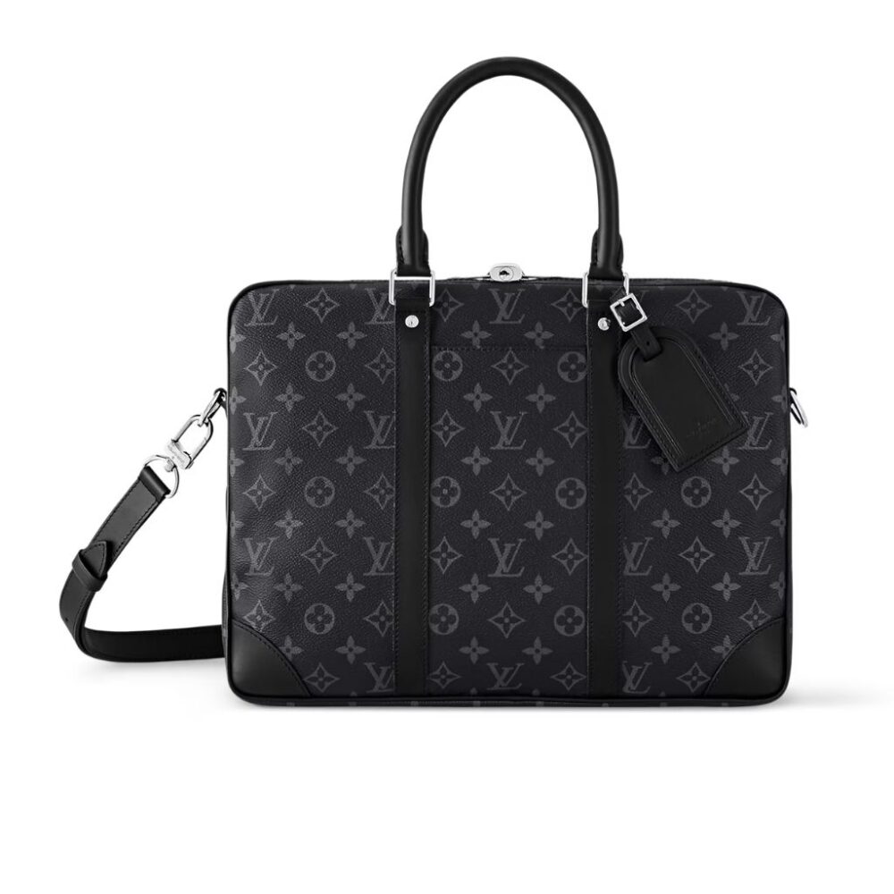 Louis Vuitton Porte-Documents Voyage PM Black-Gray Monogram 36.5Cm M46457