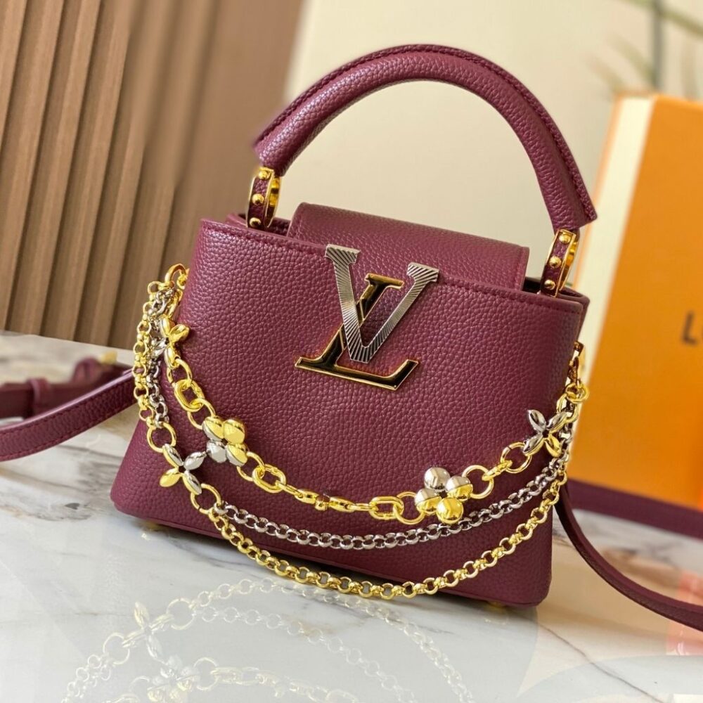 Alternative view of Louis Vuitton Capucines Mini Plum 21Cm M27034
