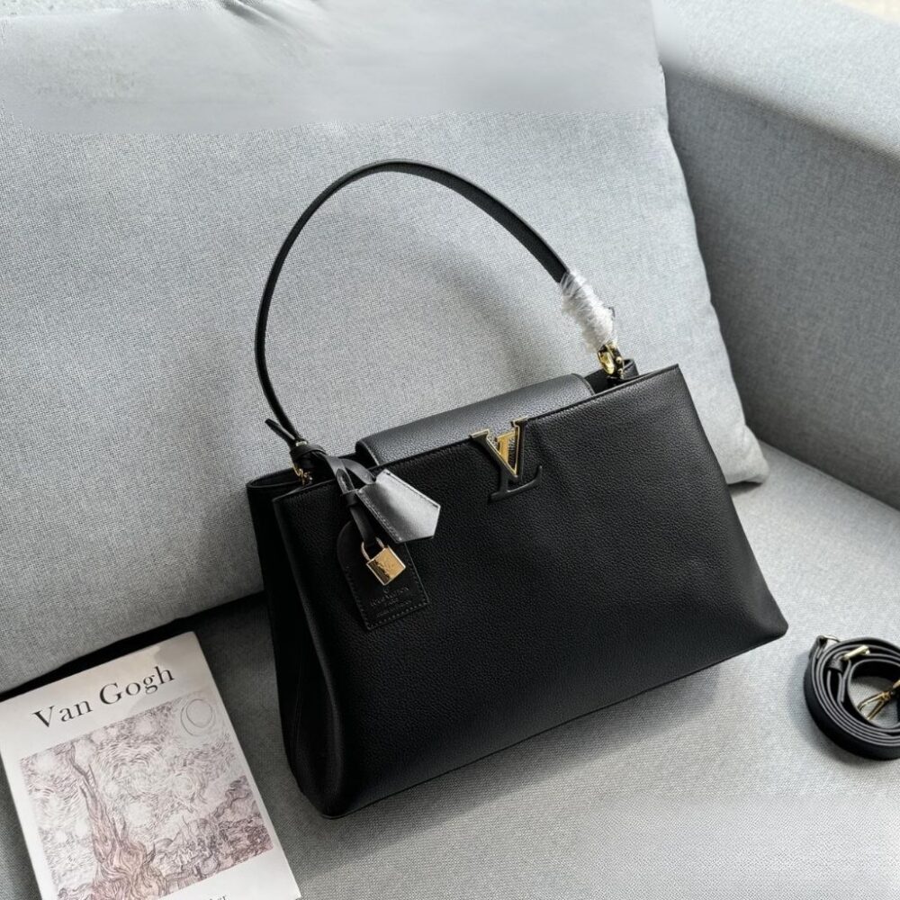 Alternative view of Louis Vuitton Capucines GM Souple Black 38Cm M21787