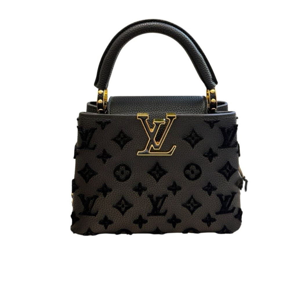 Louis Vuitton Capucines Mini Black Monogram 21Cm