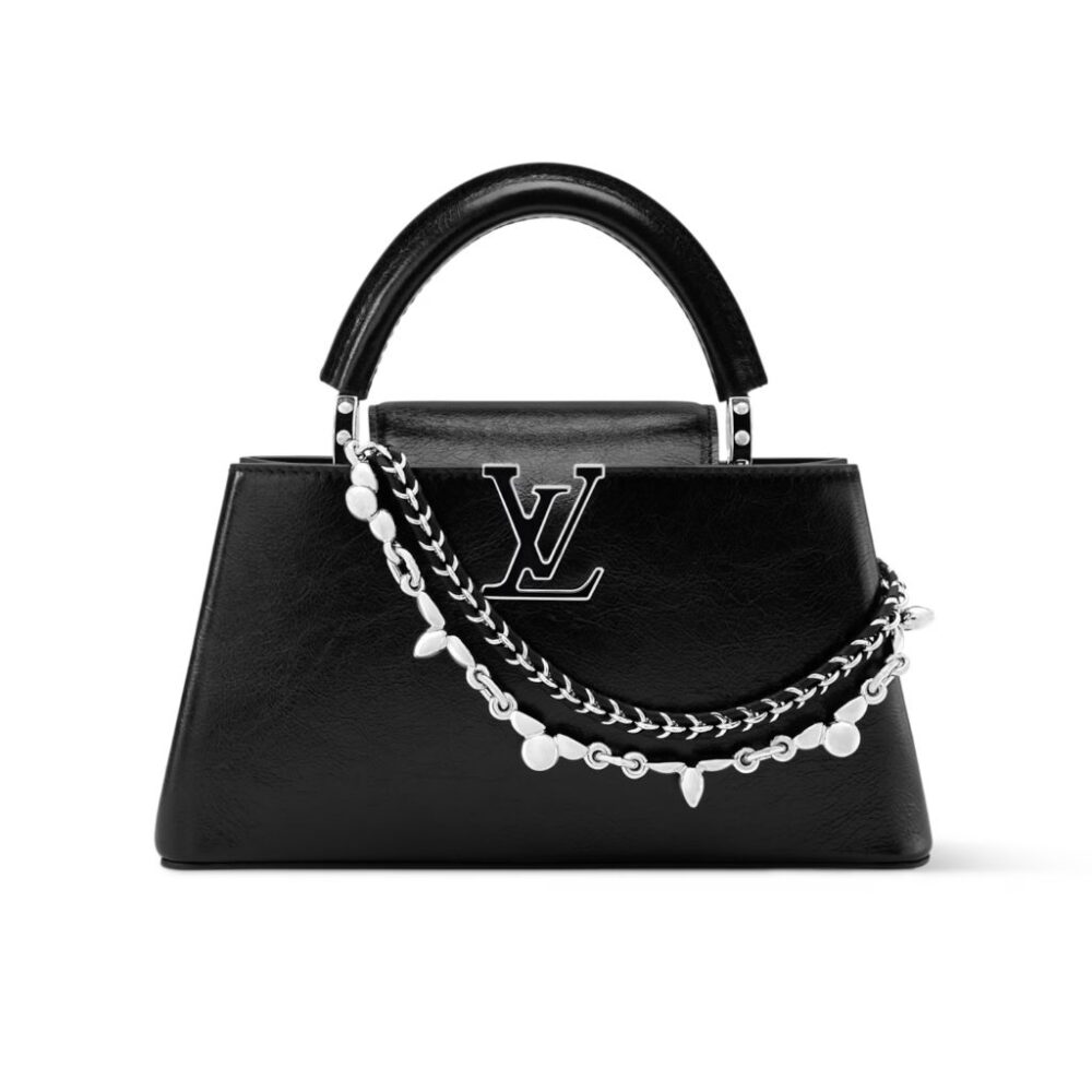 Louis Vuitton Capucines East-West MM Black 33Cm M25492