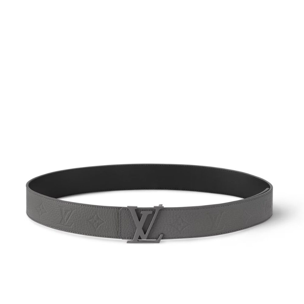 Louis Vuitton Reversible Belt Dark Grey 4Cm M8662T