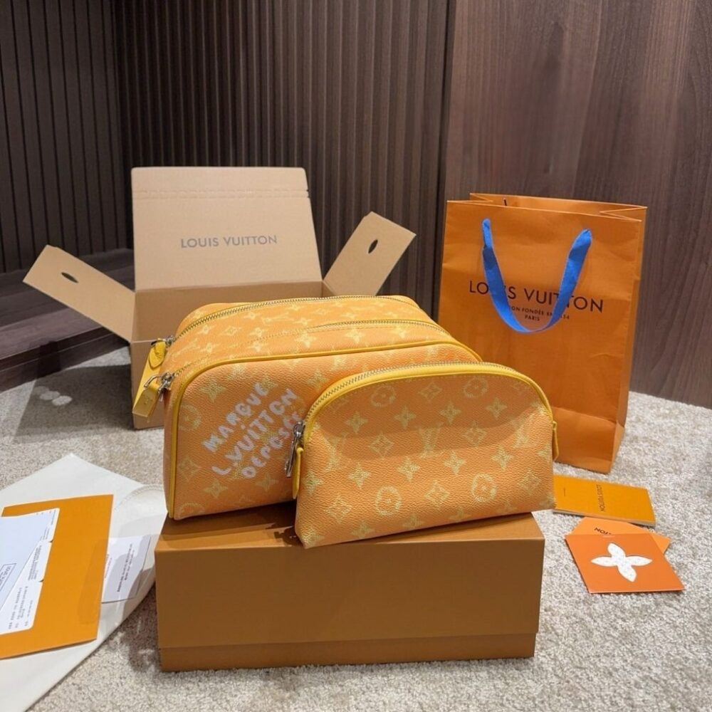 Alternative view of Louis Vuitton Mini Dopp Kit Dark Yellow 27cm M27158
