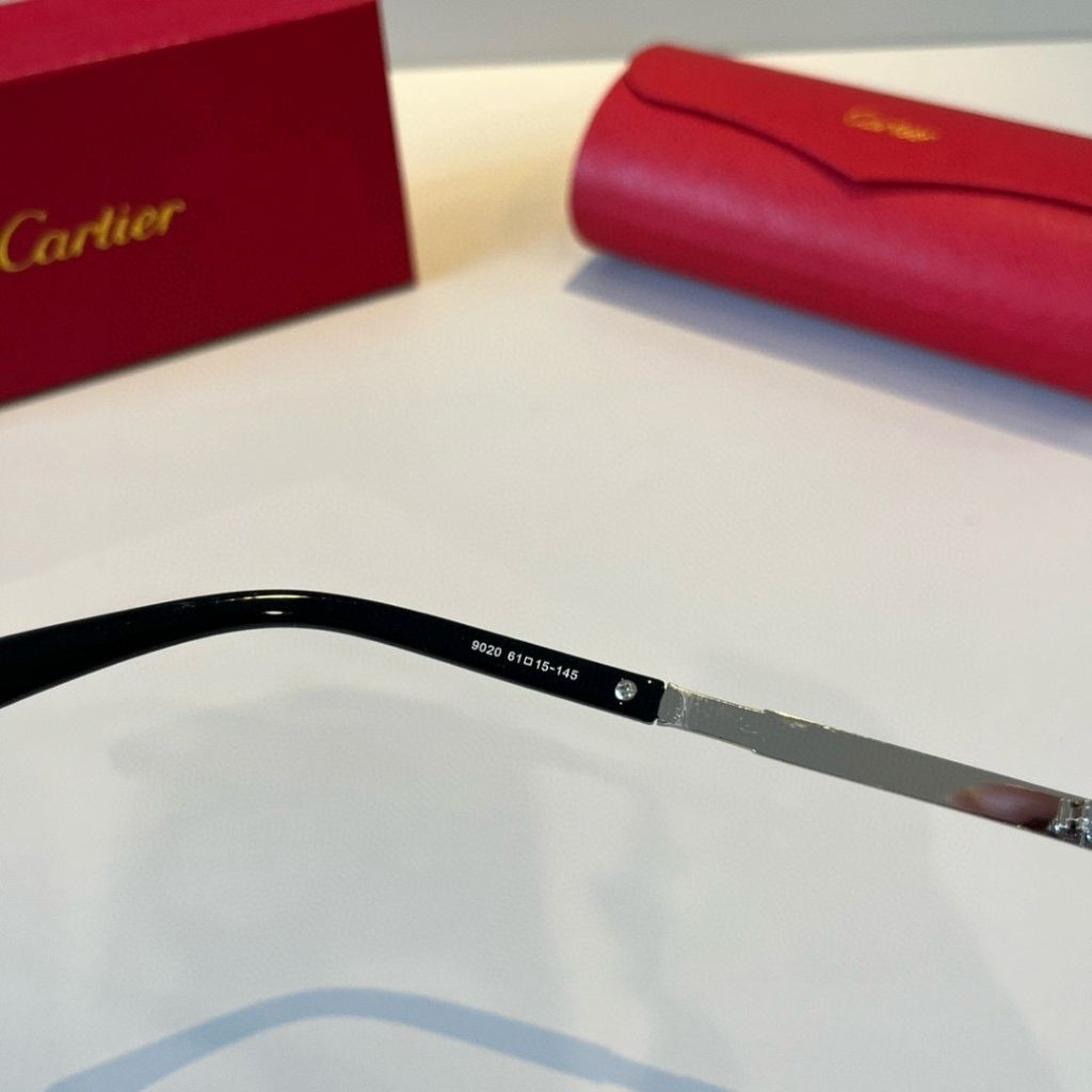 Catier Santos De Cartier Deep Blue Sunglasses - Image 5
