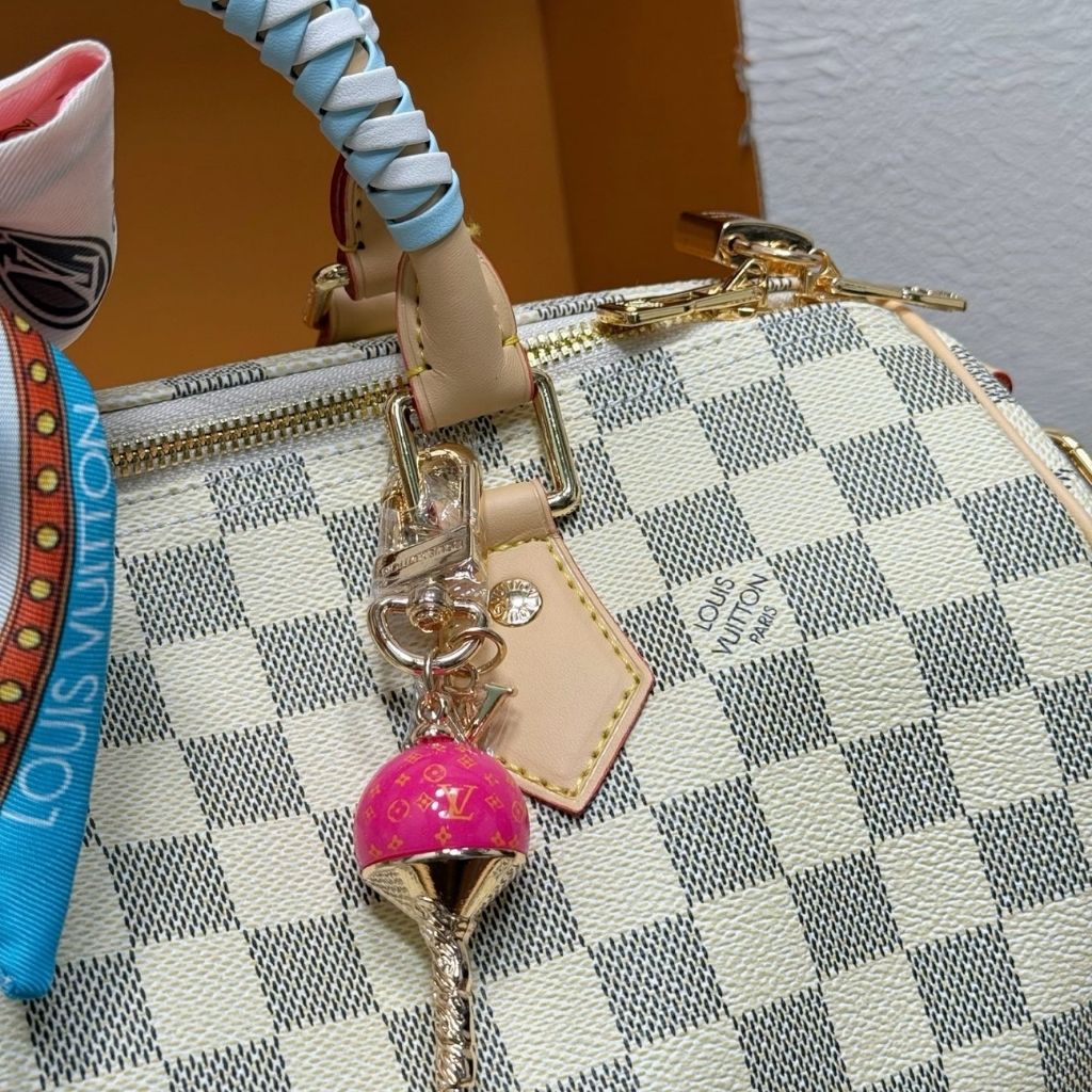 Louis Vuitton Speedy Soft Damier Azur Gray 30cm N40908 - Image 4
