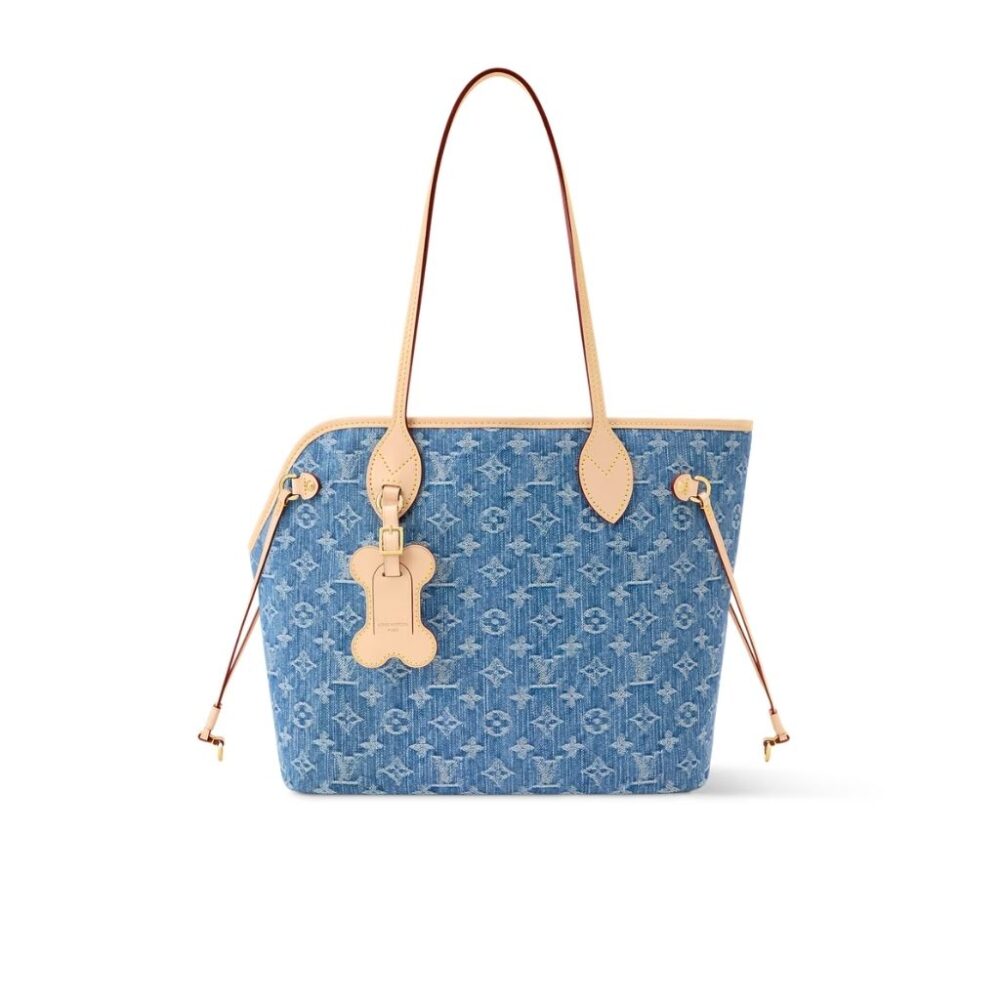 Louis Vuitton Neverwoof Blue Denim 31Cm M28052