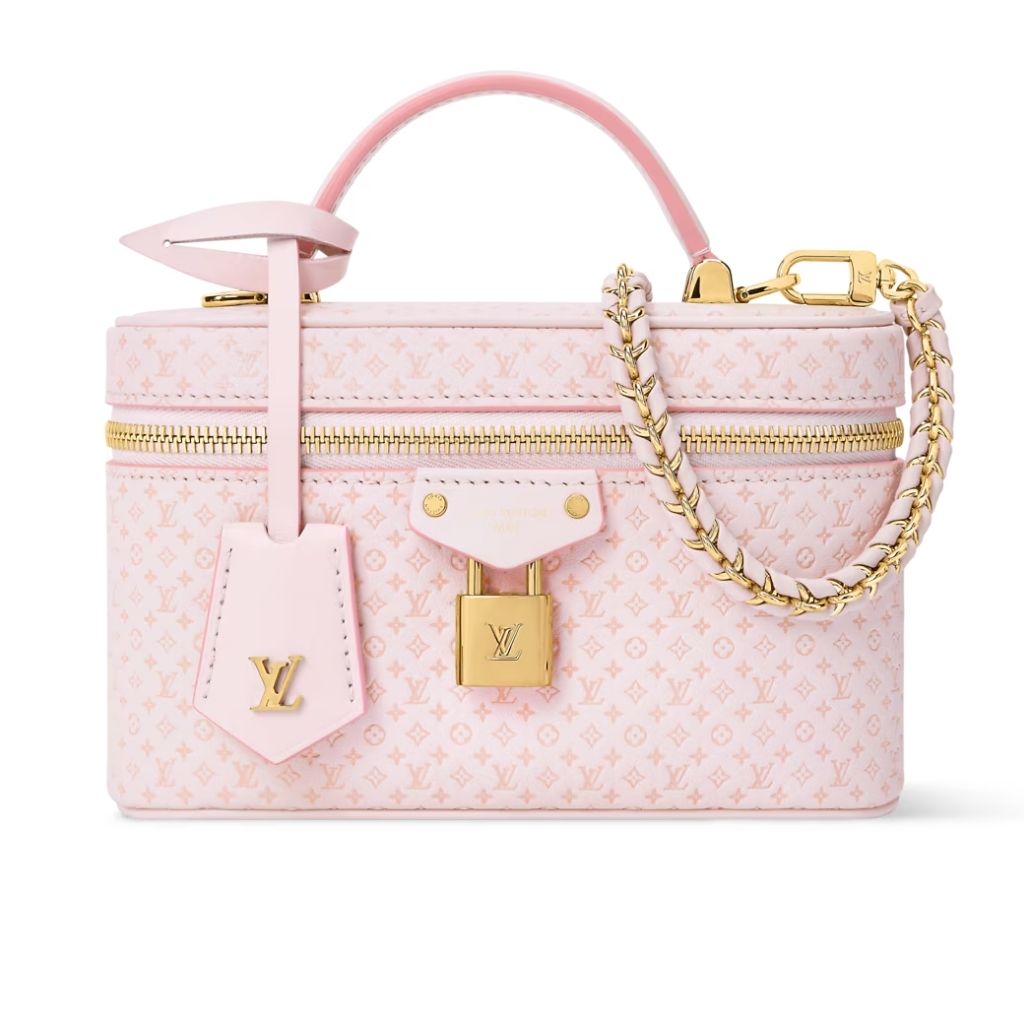 Louis Vuitton Vanity Chain Pouch Pink 19Cm M29344