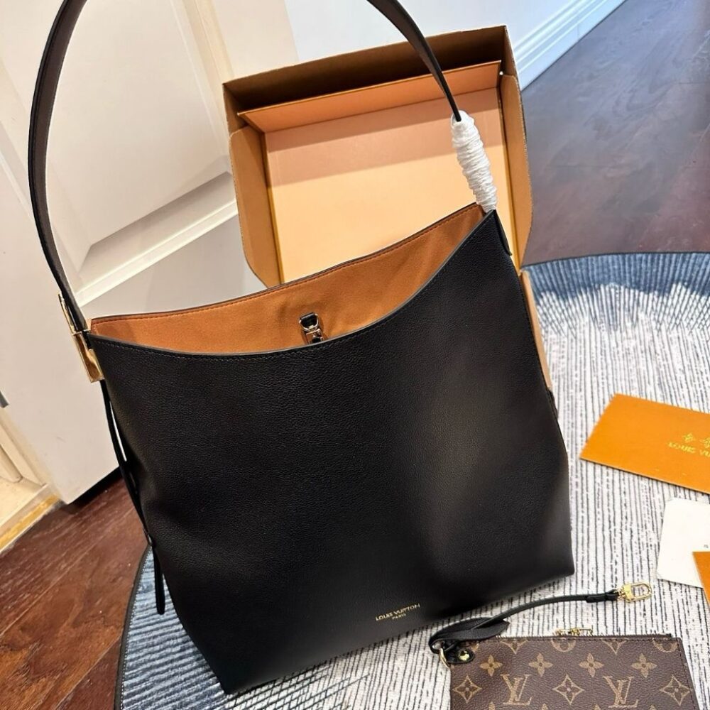 Alternative view of Louis Vuitton Low Key Hobo PM Black 21Cm M25352
