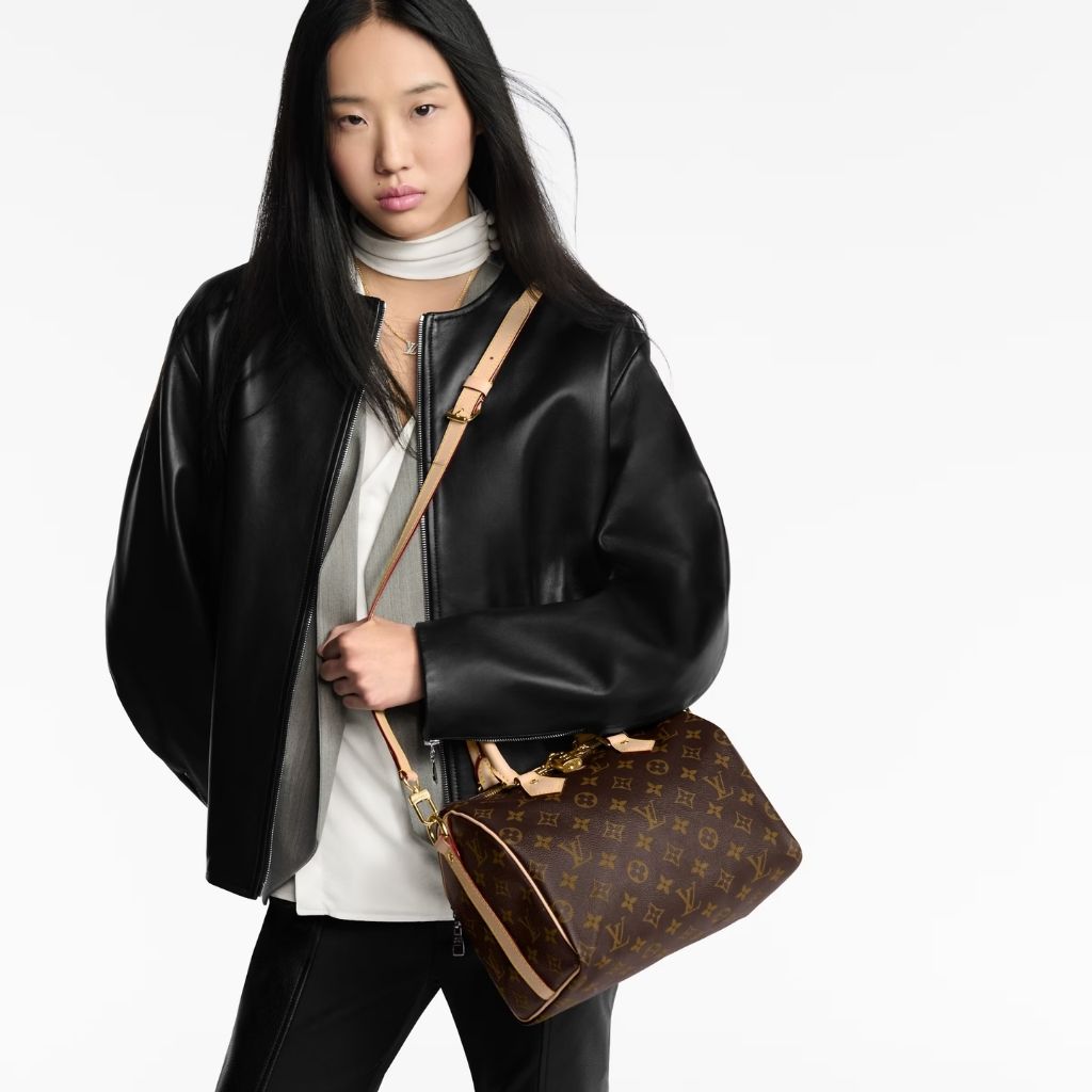 Louis Vuitton Speedy Bandouliere 25 Brown 25Cm M46977 - Image 6