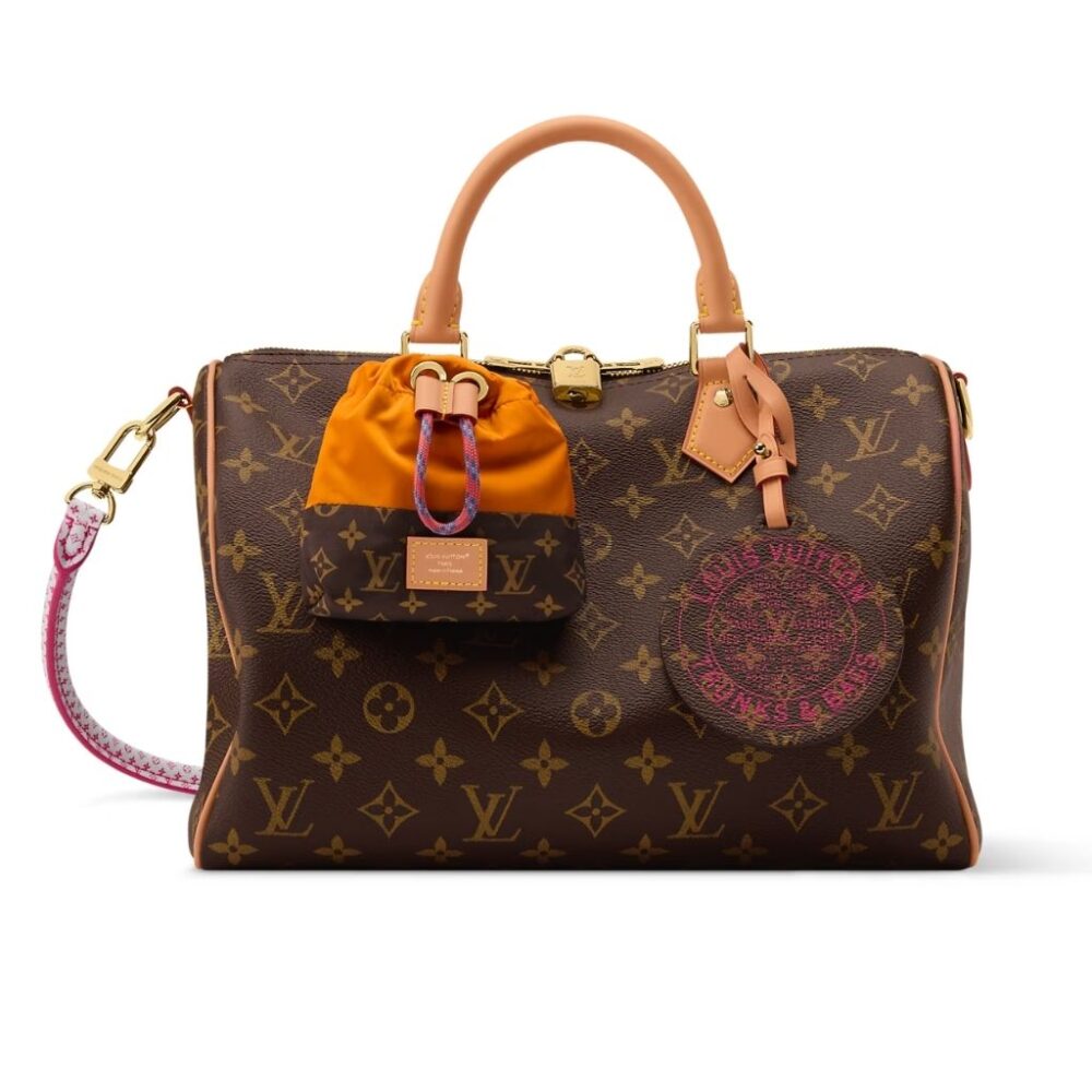 Louis Vuitton Speedy Soft 30 Orange And Brown Monogram 30Cm M27512