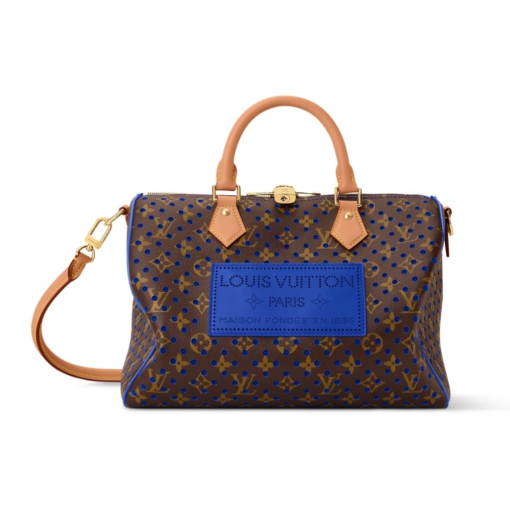 Louis Vuitton Speedy Soft 30 Neon Blue Tag 30Cm M29143
