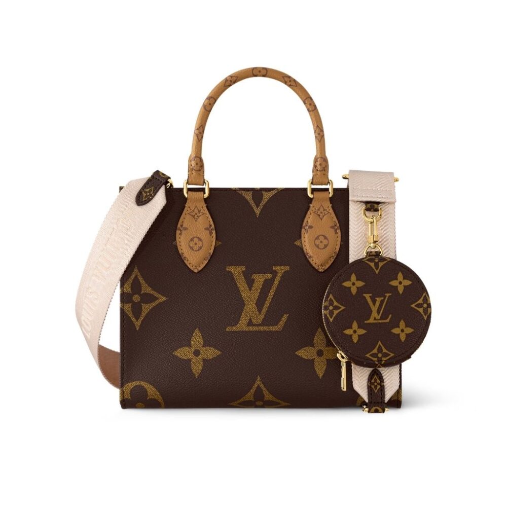 Louis Vuitton OnTheGo PM Brown Monogram 25cm M46373