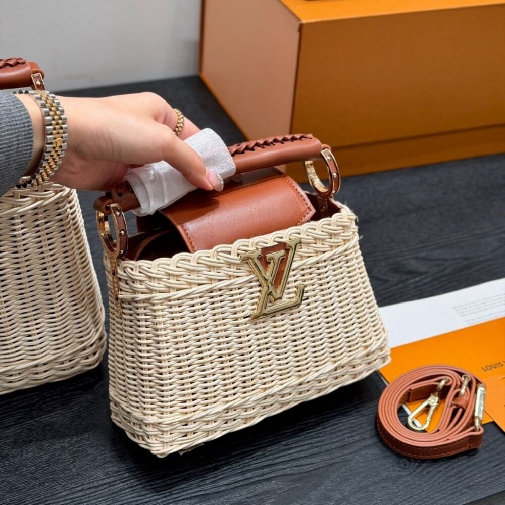 Alternative view of Louis Vuitton Capucines Mini Tan Brown 20cm M28775